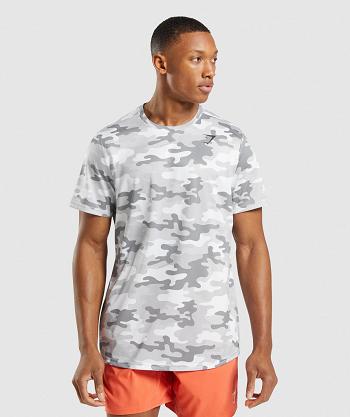 T Shirts Gymshark Arrival Hombre Gris Claro | CO 3400ILH